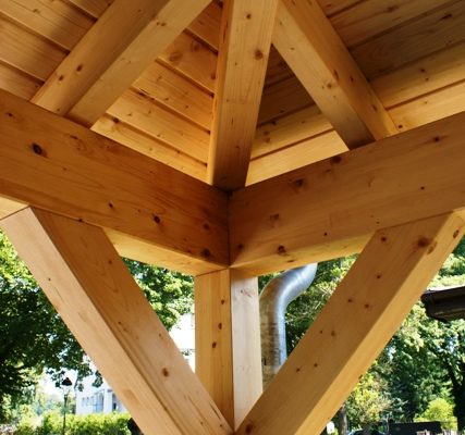 Holzkonstruktion Fichte Leimholz