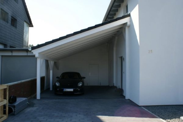 Pultdachcarport-mit-25-Dachneigung Pultdachcarport-mit-25-Dachneigung