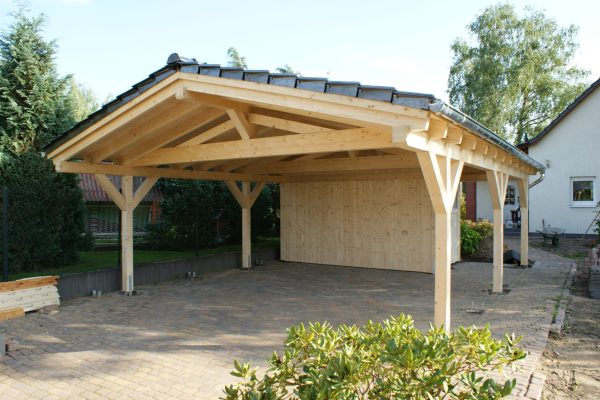 Doppelcarport Spitzdach Doppelcarport Spitzdach