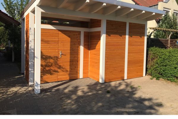 Gartenhaus Design flachdach
