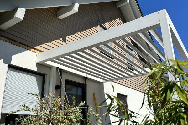 Wood Cube Pergola